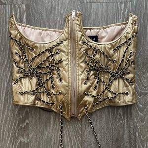 Akira Gold Corset
